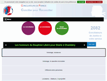 Tablet Screenshot of conciliateurs.fr